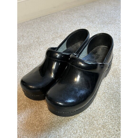 Dansko Shoes Women's Size (37) 6.5 Black Professional Clogs Shoes - Picture 2 of 12